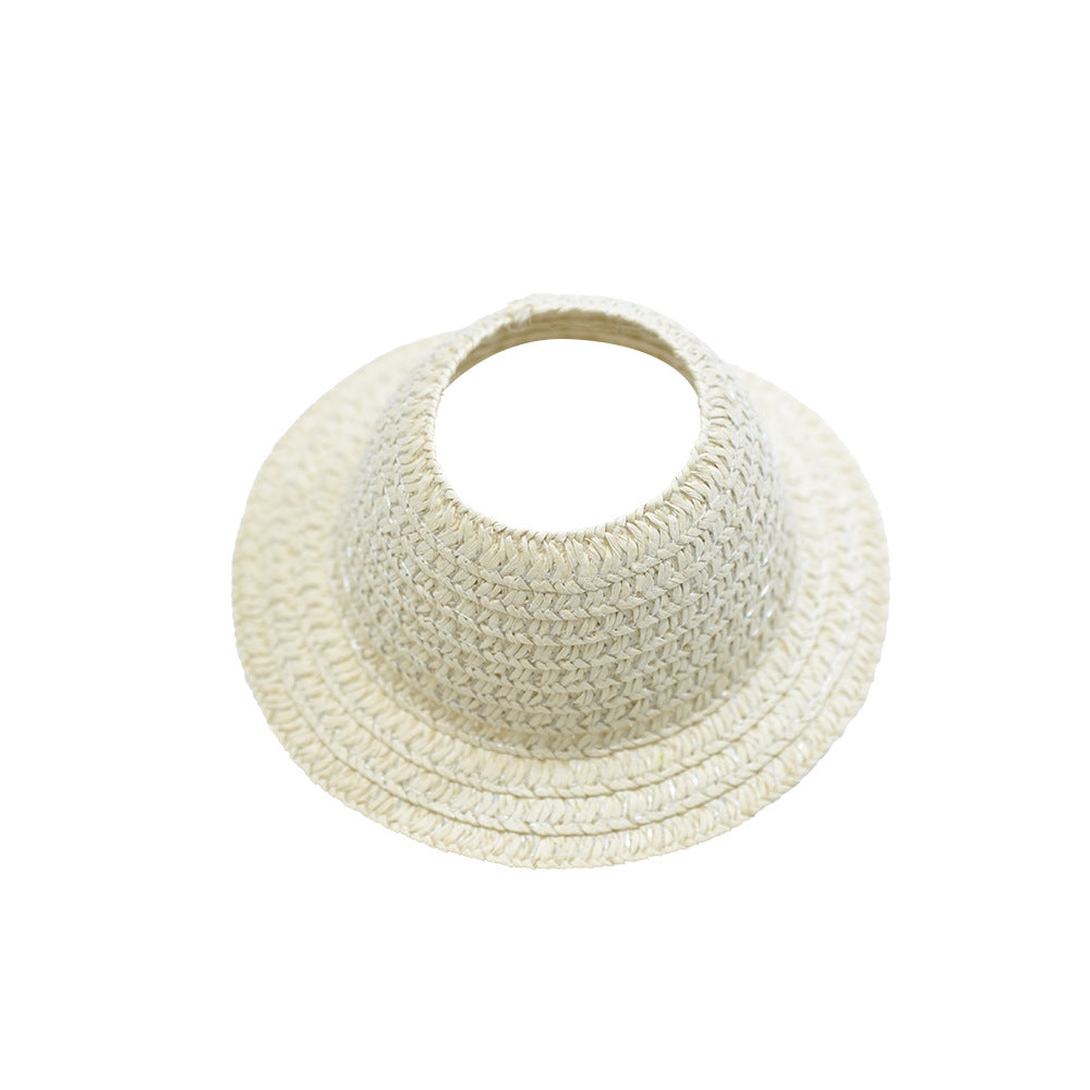 (only-clothes) LABUBU Doll Hat LABUBU Straw Hat First Second Third Generation Blind Box Earless Doll Hat Open Top Sitting Party Hat