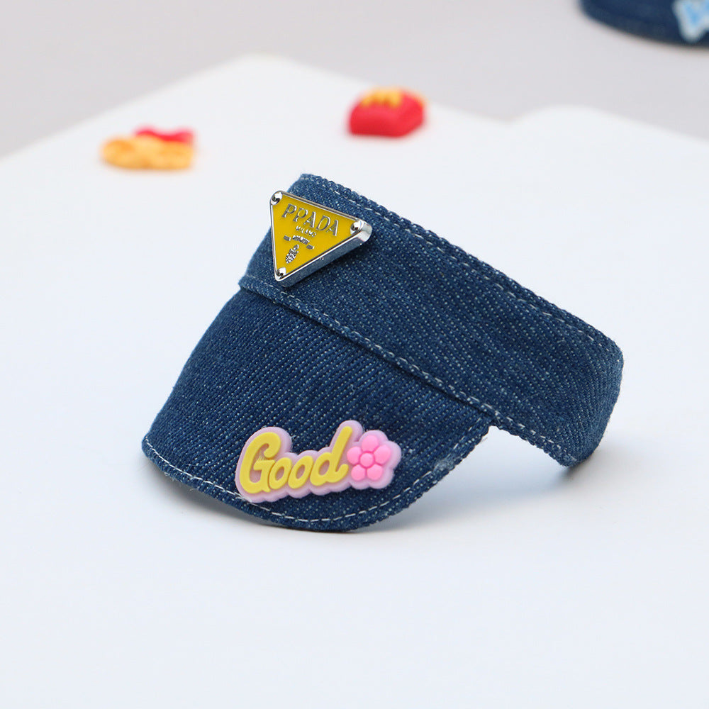 17cm Labubu Doll Clothes Sun Hat First and Second Generation Accessories 10cm Doll Clothes Accessories Doll Clothes Apron Hat