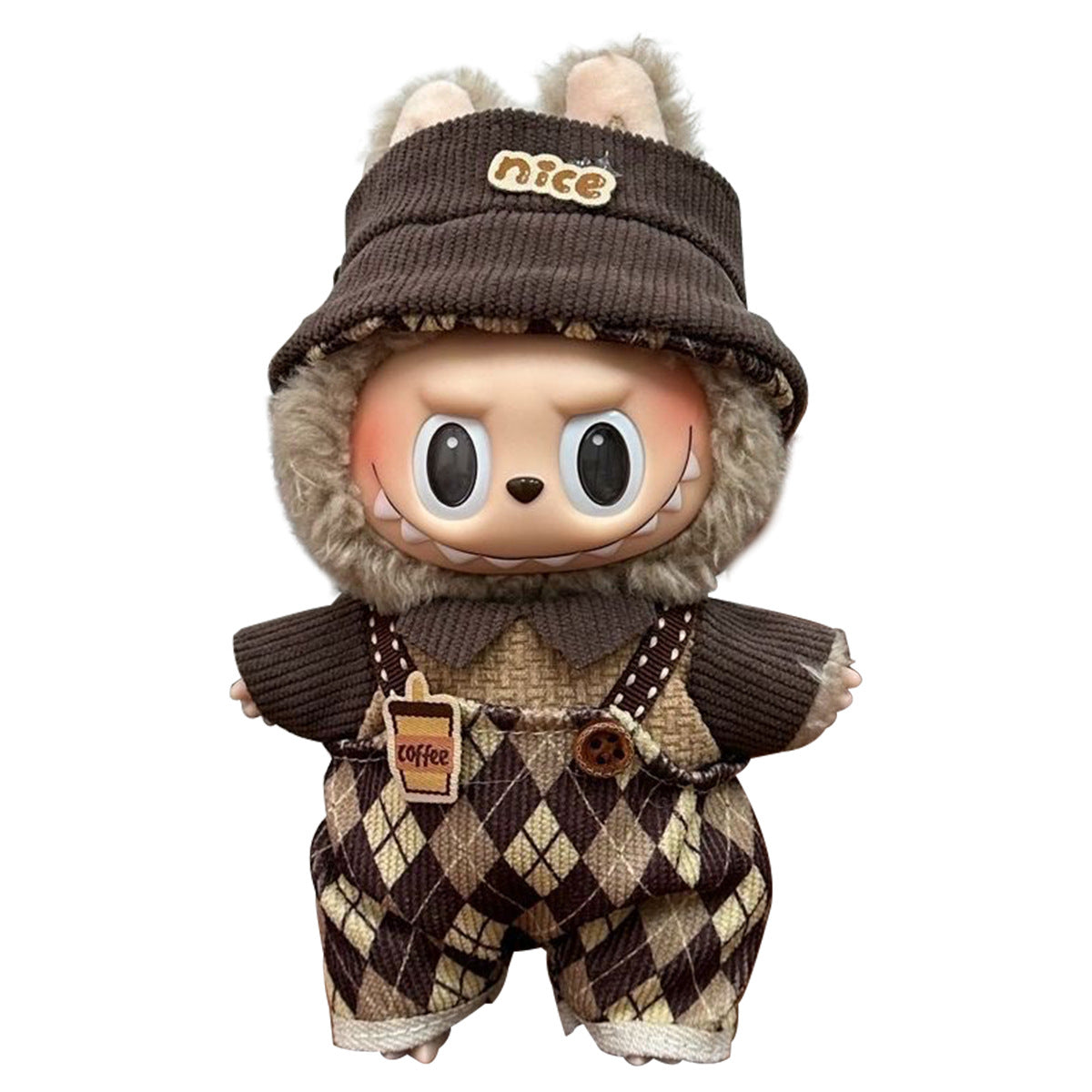 Labubu Doll Clothes Labubu Clothes 17cm First Second Third Generation Plush Vinyl Doll Dress Up Outfit Set