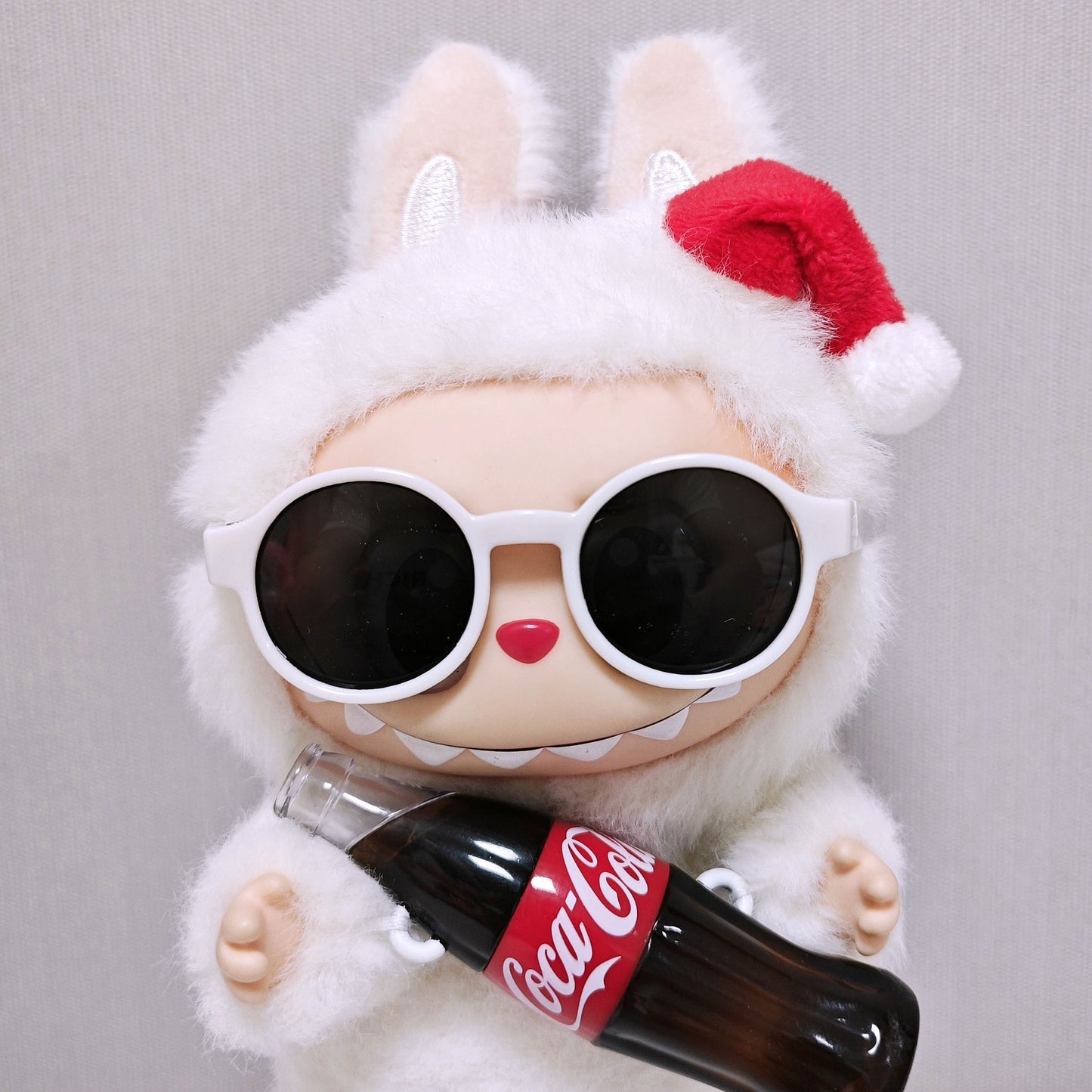 (only-clothes) First Generation Second Generation Third Generation Labubu Glasses Accessories Labubu Transparent Glasses Sunglasses Accessories 15cm 17cm