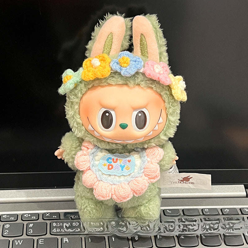 (only-clothes) Labubu Doll Clothes Labubu First Generation Third Generation Sitting Party Clothes Doll Replacement Dress Original Doll Clothes