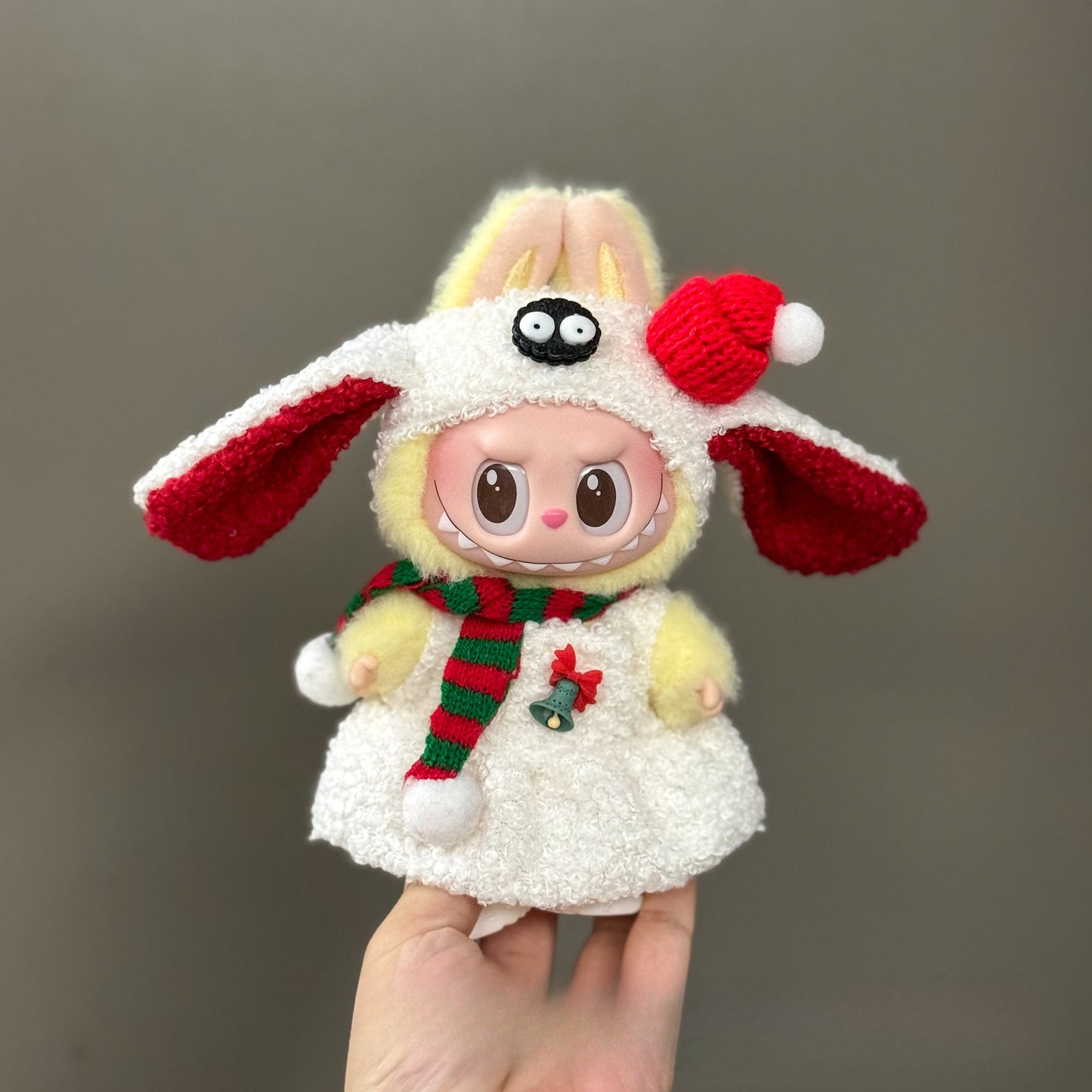 (only-clothes) Suitable for Labubu Doll Clothes First Second Third Generation Labubu Clothes 17cm Vinyl Pendant Doll Set