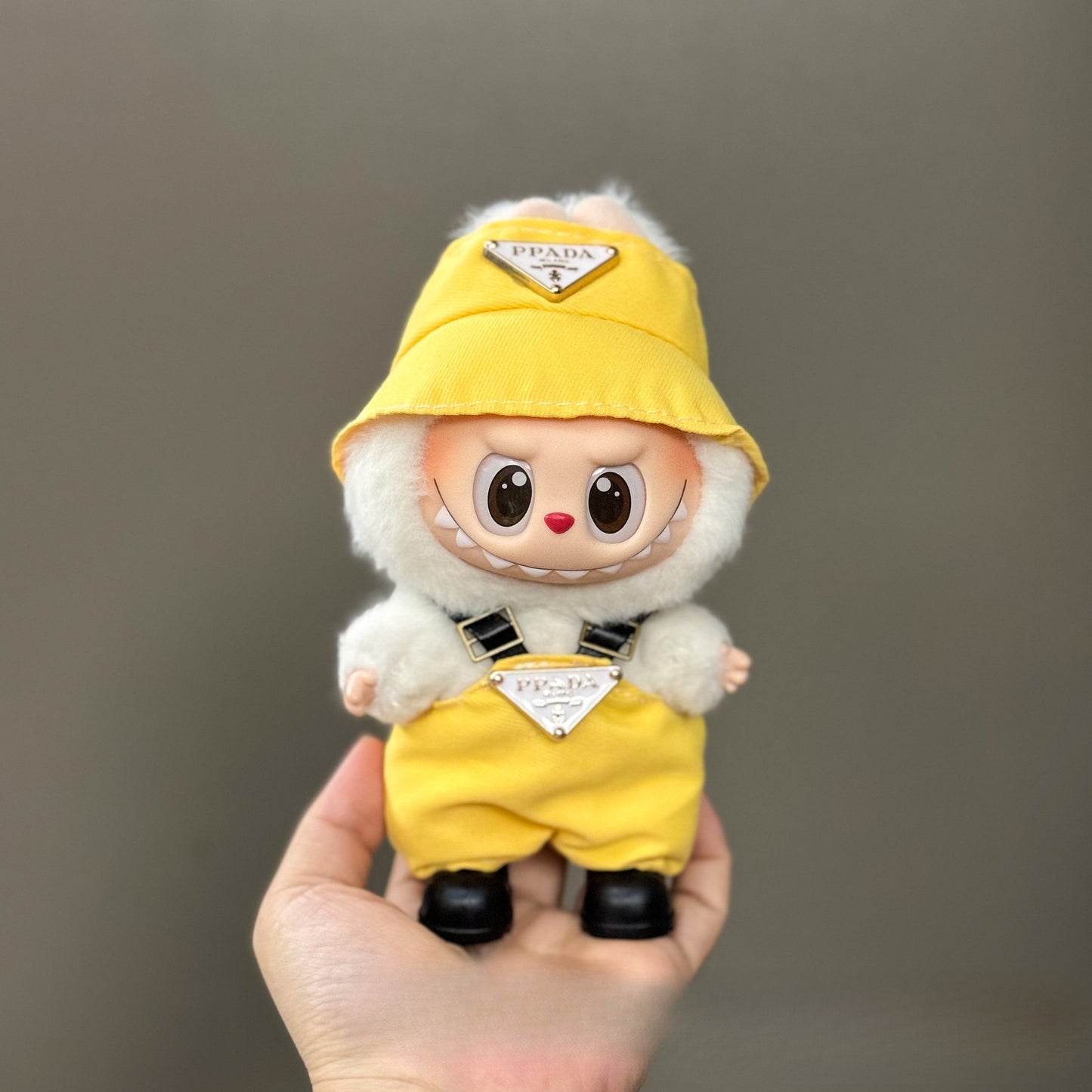 (only-clothes) Suitable for Labubu Doll Clothes First Second Third Generation Labubu Clothes 17cm Vinyl Pendant Doll Set