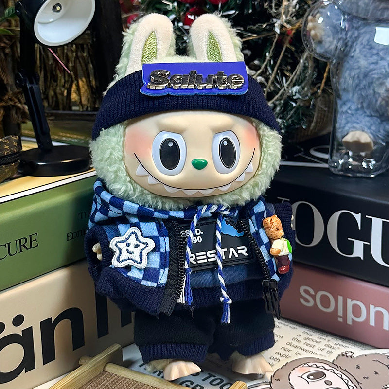 (only-clothes)Only applicable to clothing labubu Sitting Party Baby Clothes First, Second, and Third Generation Blind Box Labubu Baby Clothes Plush