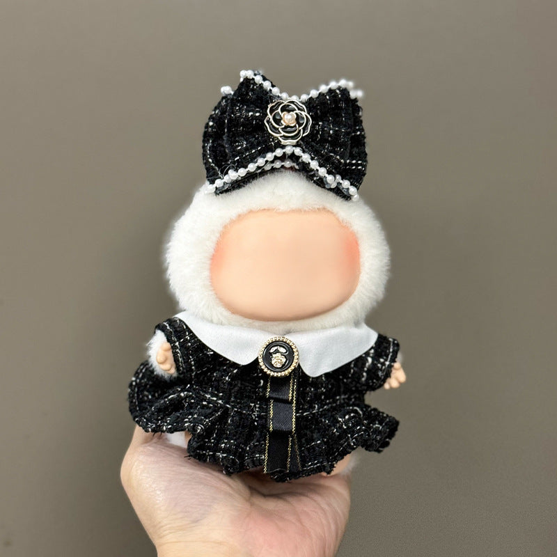 (Only-Clothes) Clothes Only Suitable for Generation Second Generation and Third Generation Pull Clothes 17cm Blind Box Pendant Trendy Vinyl Doll Cloth Ragdoll