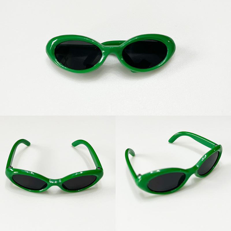 (Only-Clothes) Width 6.5cm Glasses Automobiles Curtain Cloth Labubu Sunglasses Vinyl Blind Box Doll Doll Accessories Cotton Doll Accessories