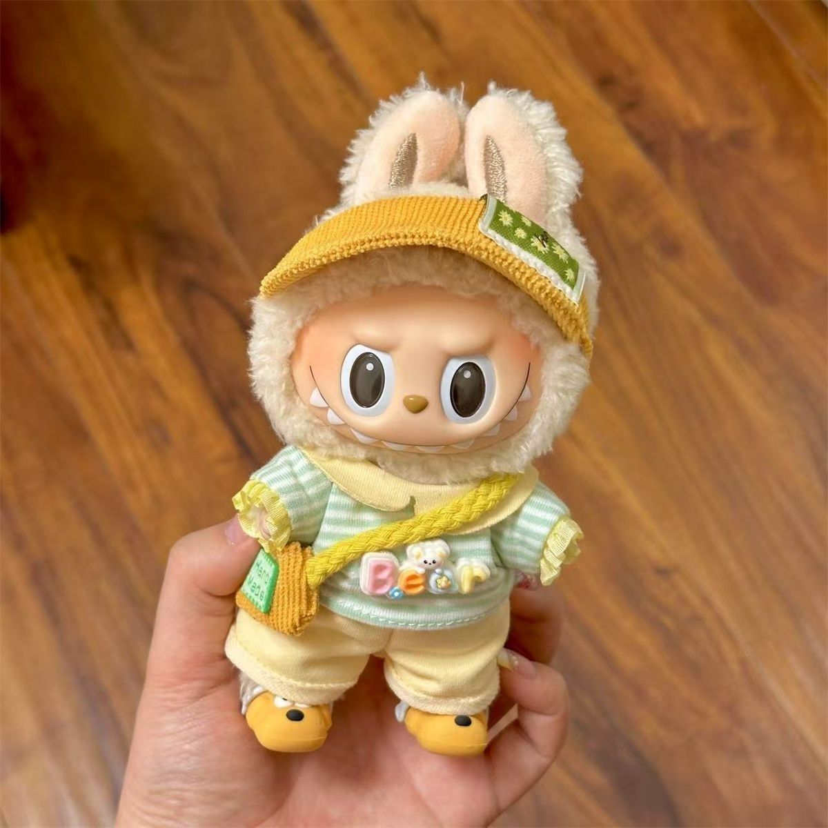 Summer Edition 17cm Labubu Doll Clothes Labubu Accessories First and Second Generation Vinyl Doll Replacement Outfit Set Other
