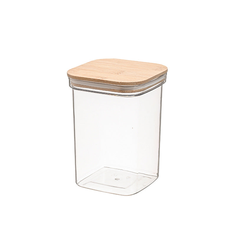 Transparent Labubu Display Box Dustproof Bamboo Wood High Transparency Trendy Toy Cute Bubble Mart Figurine Box Mini Storage Box