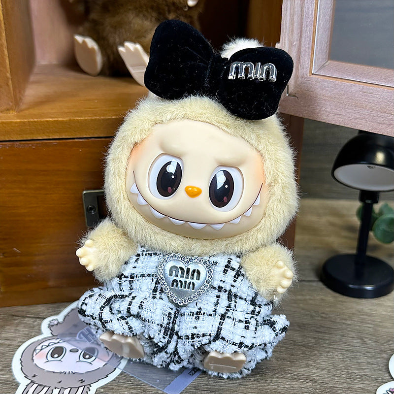 (only-clothes)Only applicable to clothing labubu Sitting Party Baby Clothes First, Second, and Third Generation Blind Box Labubu Baby Clothes Plush