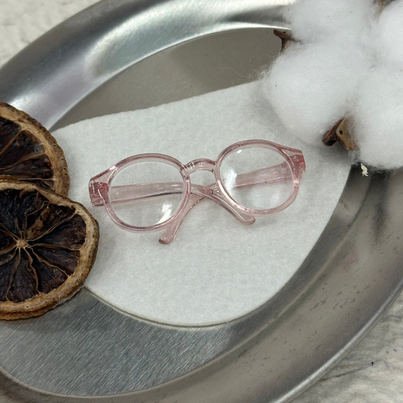 (only-clothes) Labubu Glasses EXO Doll Mini Glasses Toy Accessories 1/3 BJD Doll 60cm Leaf Loli 6.5 Length