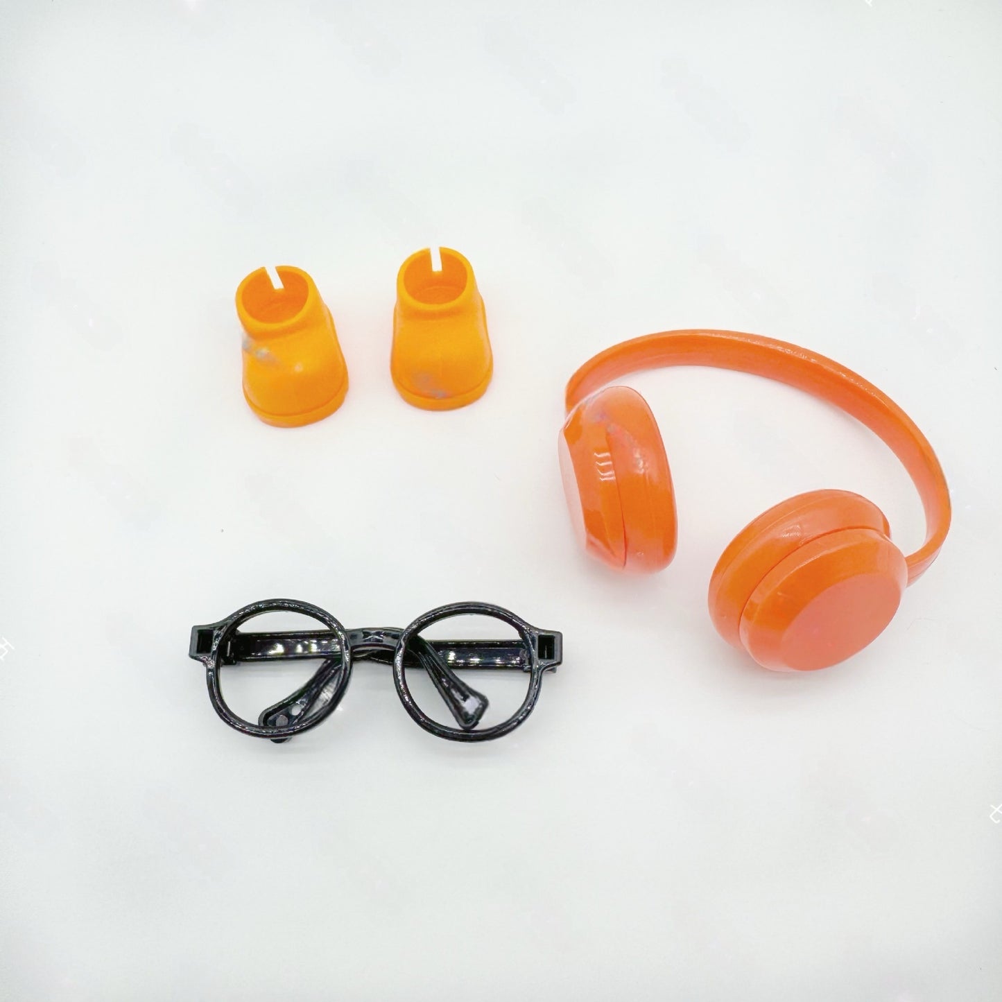 Labubu Doll 17CM Labubu 10cm Cotton Doll Dress-Up Headphones Glasses Shoes Boots Crown Accessories