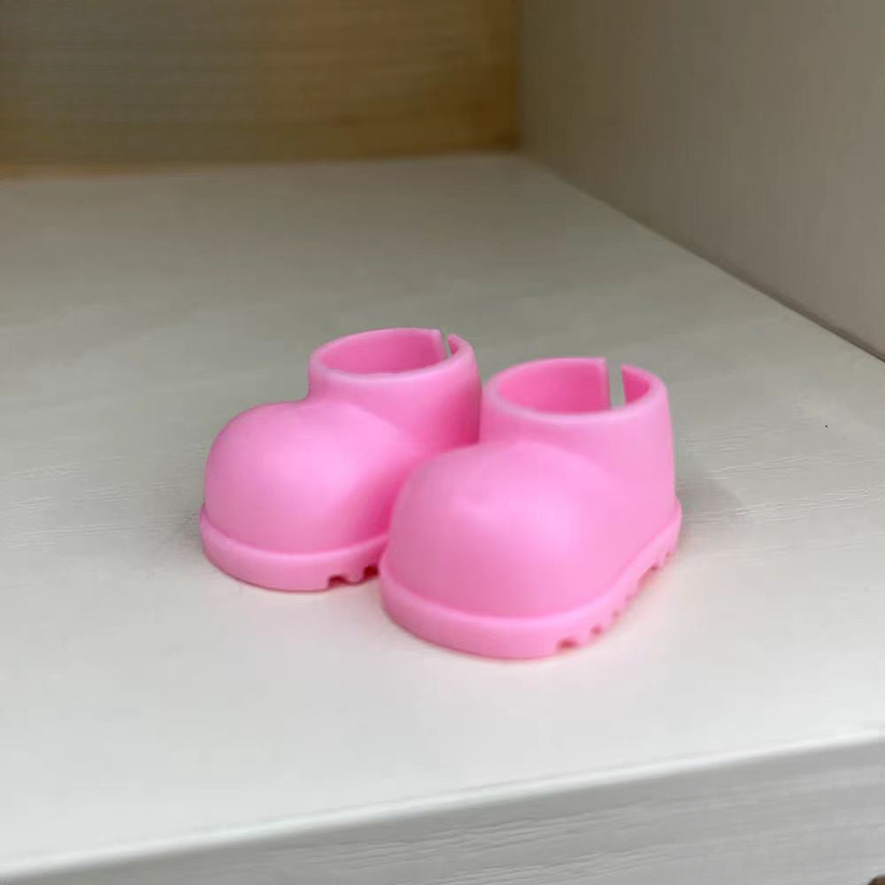 (only-clothes) First, Second, and Third Generation Labubu Doll DIY Multi-color Labubu Outfit Accessories Shoes Rain Boots Short Boots Wholesale