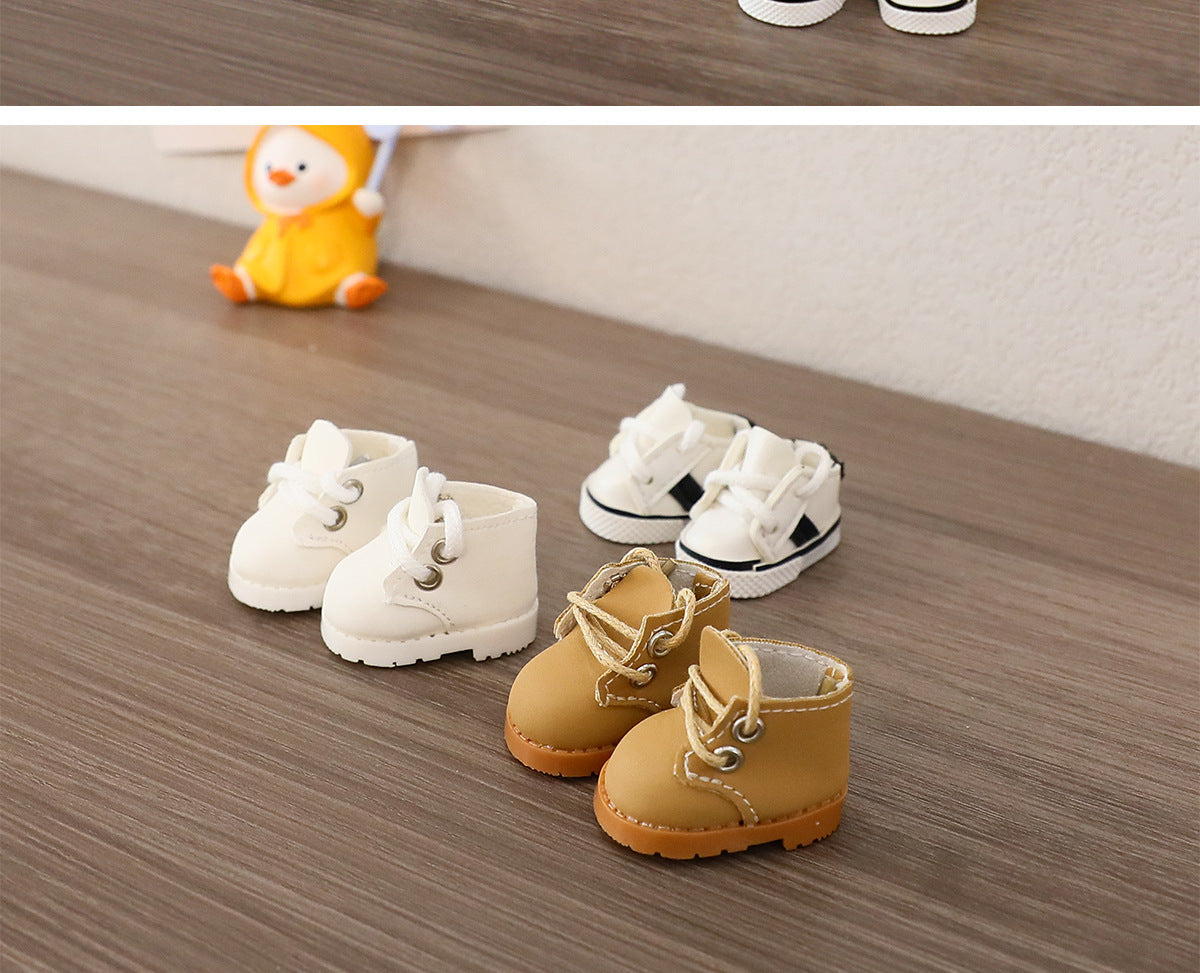 (only-clothes) Suitable for Labubu Doll Shoes Collection First Second Third Generation Keychain Blind Box Labubu Shoes Dress-Up Toy Shoes Only