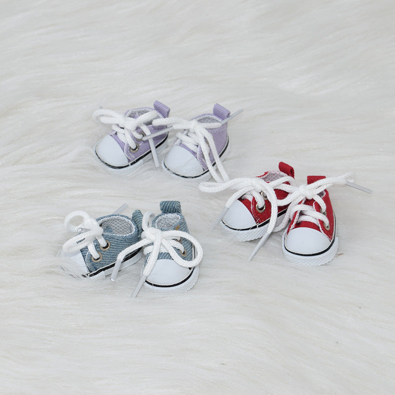 (only-clothes) Labubu Keychain Shoes 17CM Blind Box Labubu Dress-Up Toy Shoes 10CM Cotton Doll Shoes 3.8CM Shoes