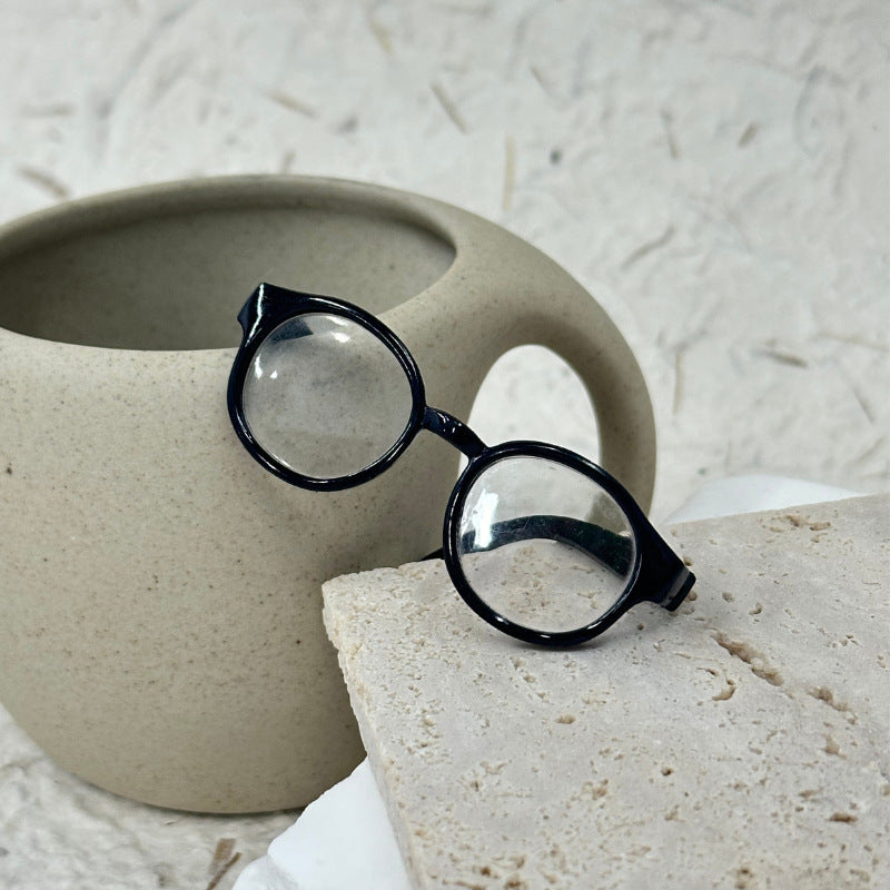 (only-clothes) Labubu Glasses EXO Doll Mini Glasses Toy Accessories 1/3 BJD Doll 60cm Leaf Loli 6.5 Length