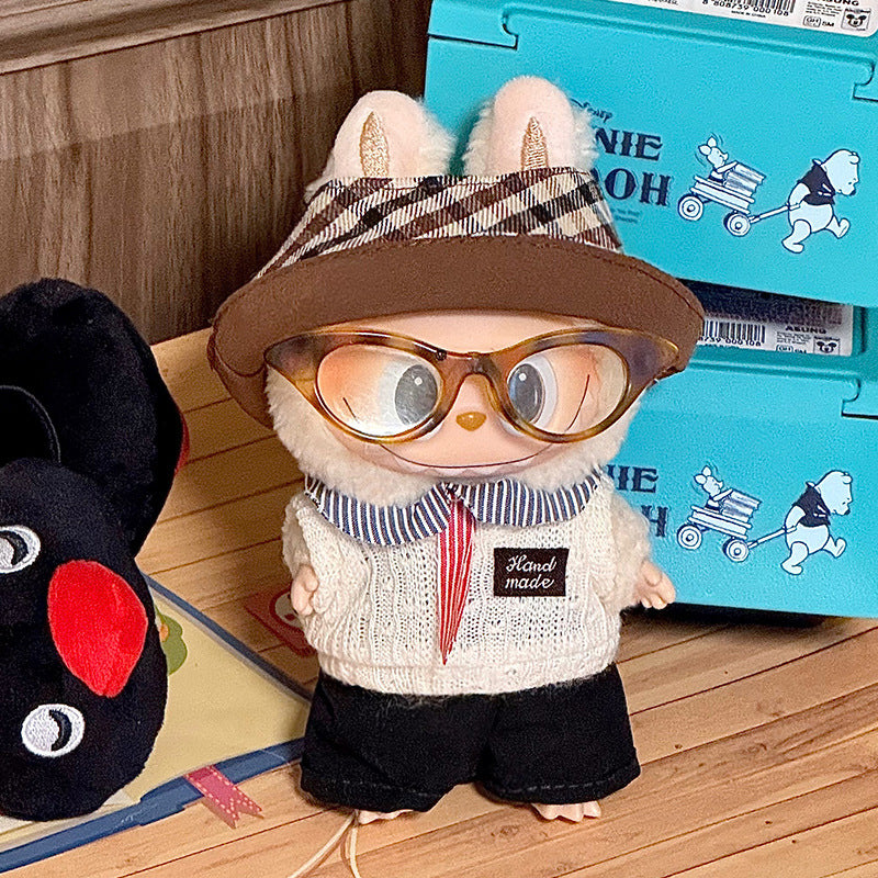 (only-clothes) Suitable for Labubu Sitting Party Baby Clothes First Second Third Generation Labubu Clothing Set Accessories and Peripheral
