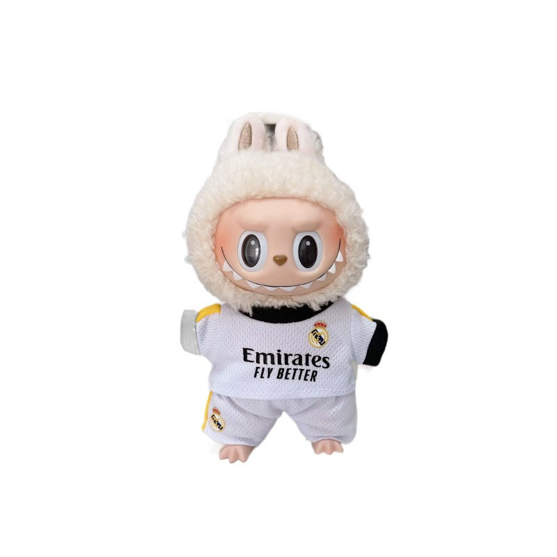 (only-clothes) Labubu Baby Clothes Affordable 17cm Baby Clothes Labubu Dress-Up Clothes Overalls Set Bula Clothes