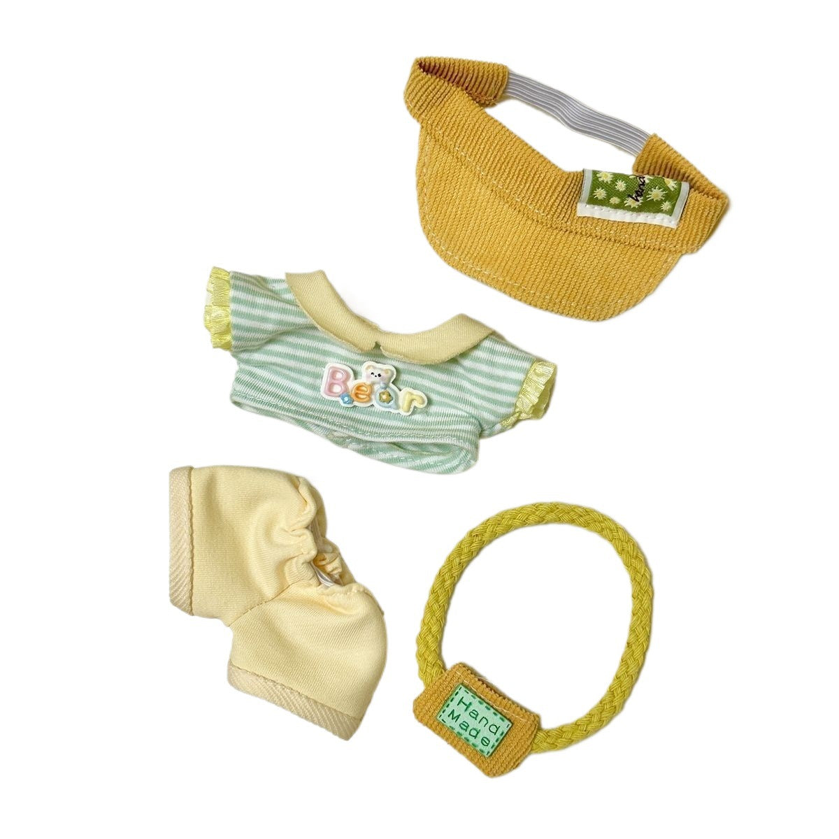 Summer Edition 17cm Labubu Doll Clothes Labubu Accessories First and Second Generation Vinyl Doll Replacement Outfit Set Other