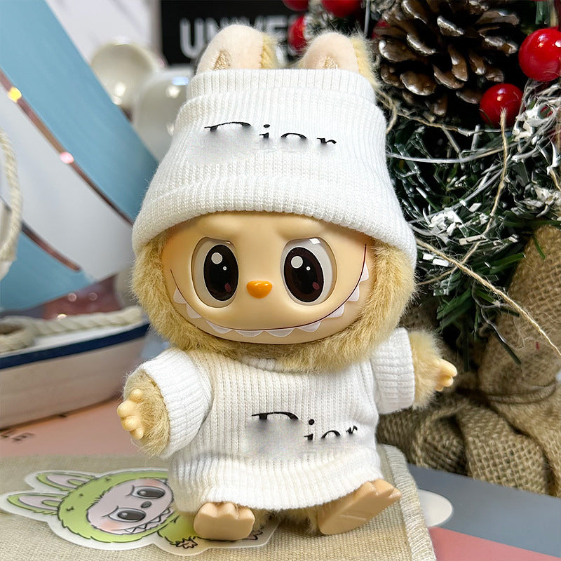 (only-clothes)Only applicable to clothing labubu Sitting Party Baby Clothes First, Second, and Third Generation Blind Box Labubu Baby Clothes Plush