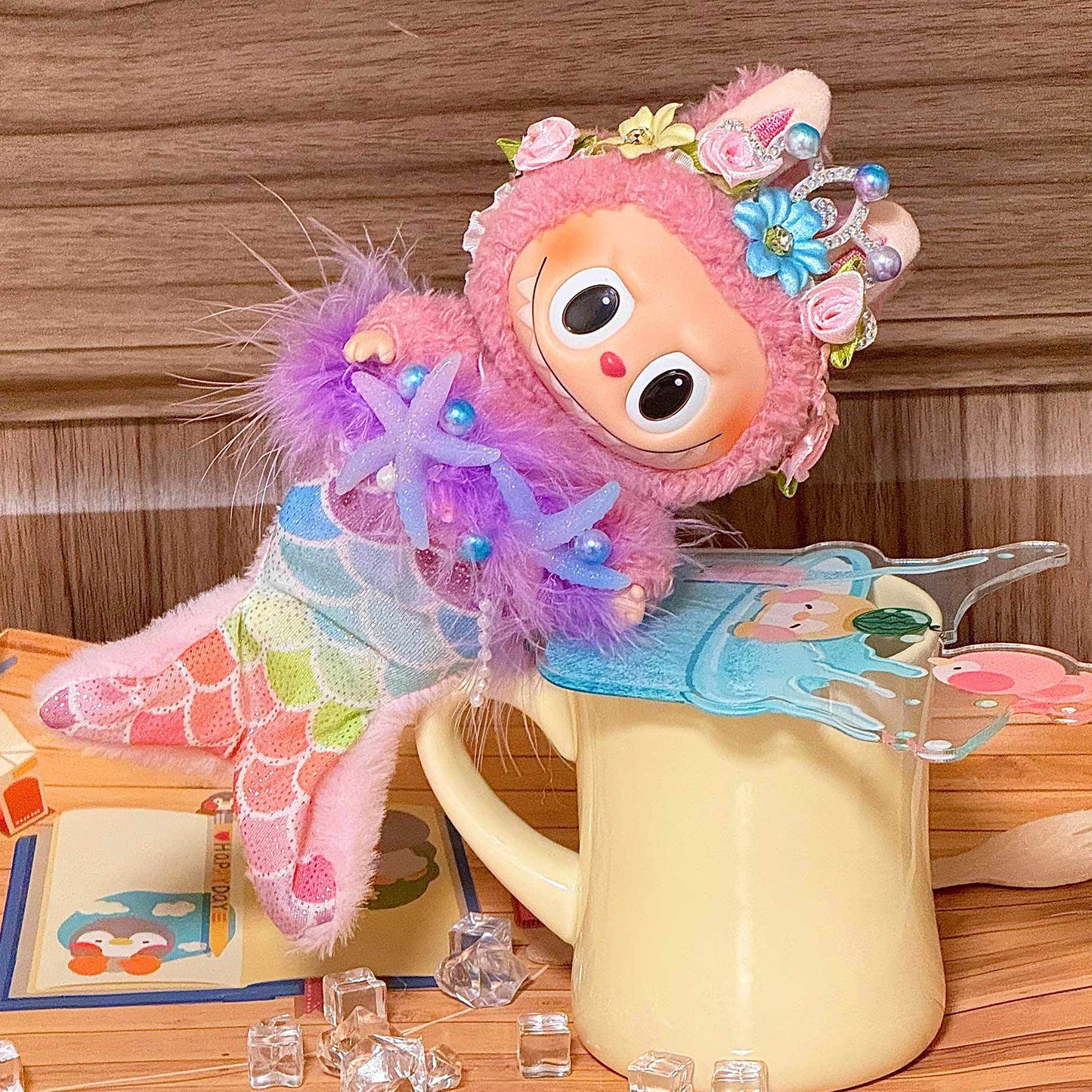 (only-clothes) Suitable for Labubu Sitting Party Baby Clothes First Second Third Generation Labubu Clothing Set Accessories and Peripheral