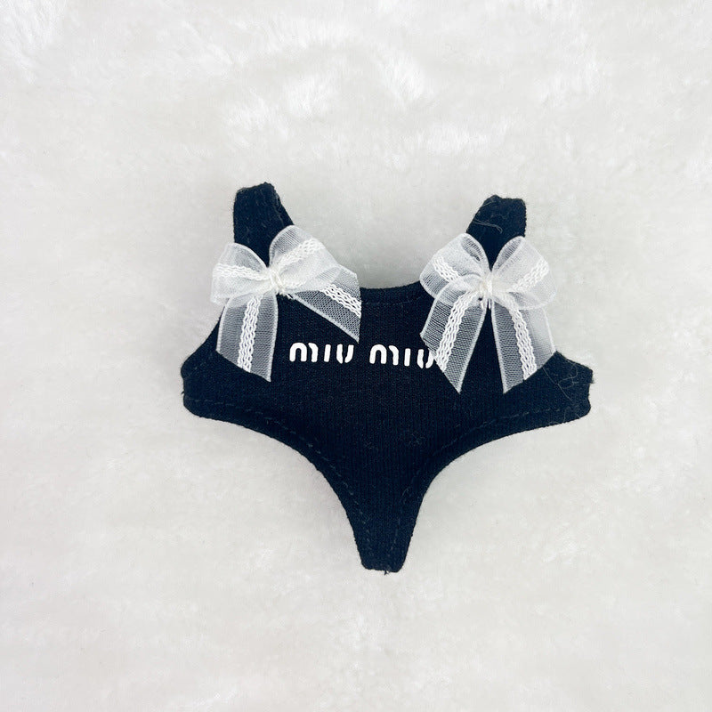 (only-clothes) Labubu Doll Clothes Accessories Miumiu Swimsuit Set Vinyl Blind Box First Second Third Generation Labubu Clothes Replacement