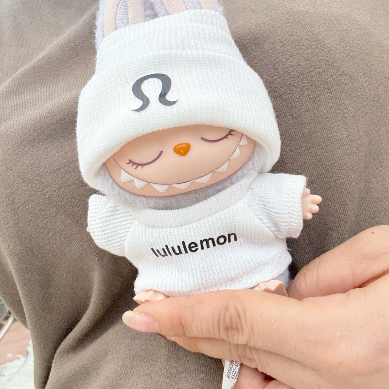 (only-clothes) Only Clothes] First Second Third Generation Blind Box Labubu Clothes LABUBU Replacement Trendy Casual Set Elastic Hat New