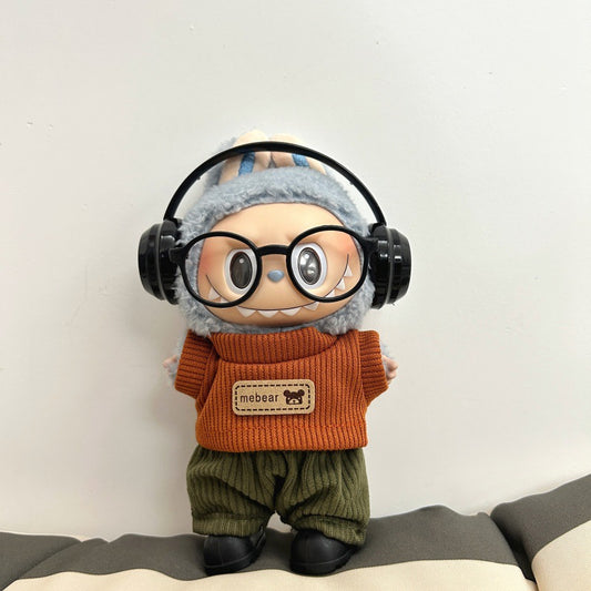 (only-clothes) Labubu Doll Trendy Outfit Suitable for 17cm Labubu First, Second, and Third Generation Blind Box Doll Clothing