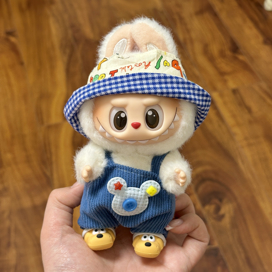 (only-clothes) Only Selling Clothes] First and Second Generation Keychain Labubu Clothes Pendant Labubu Doll Clothes Sunshine Little Craftsman Strap