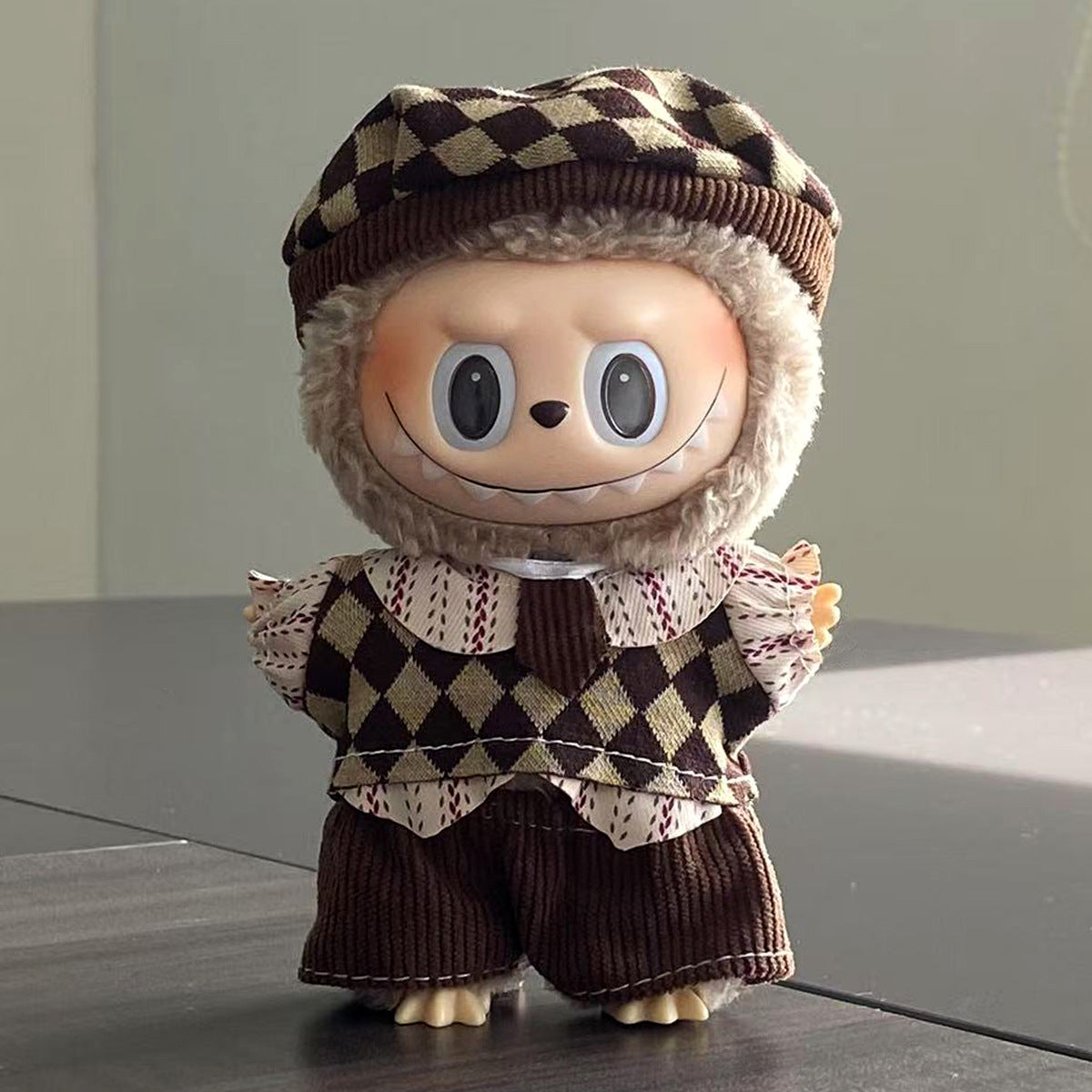 Labubu Doll Clothes Labubu Clothes 17cm First Second Third Generation Plush Vinyl Doll Dress Up Outfit Set 