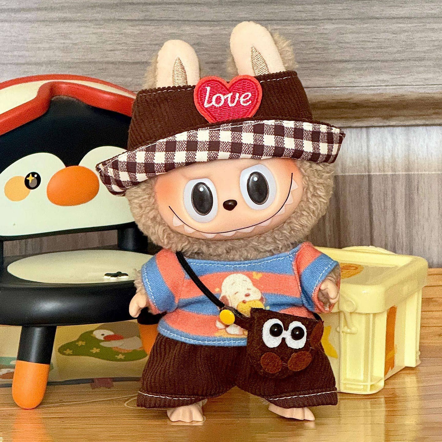 (only-clothes) Suitable for Labubu Sitting Party Baby Clothes First Second Third Generation Labubu Clothing Set Accessories and Peripheral