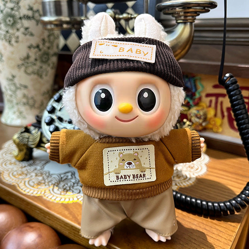 (only-clothes) Suitable for Labubu Sitting Party Doll Clothes First, Second, and Third Generation Blind Box Labubu Doll Clothes Wholesale