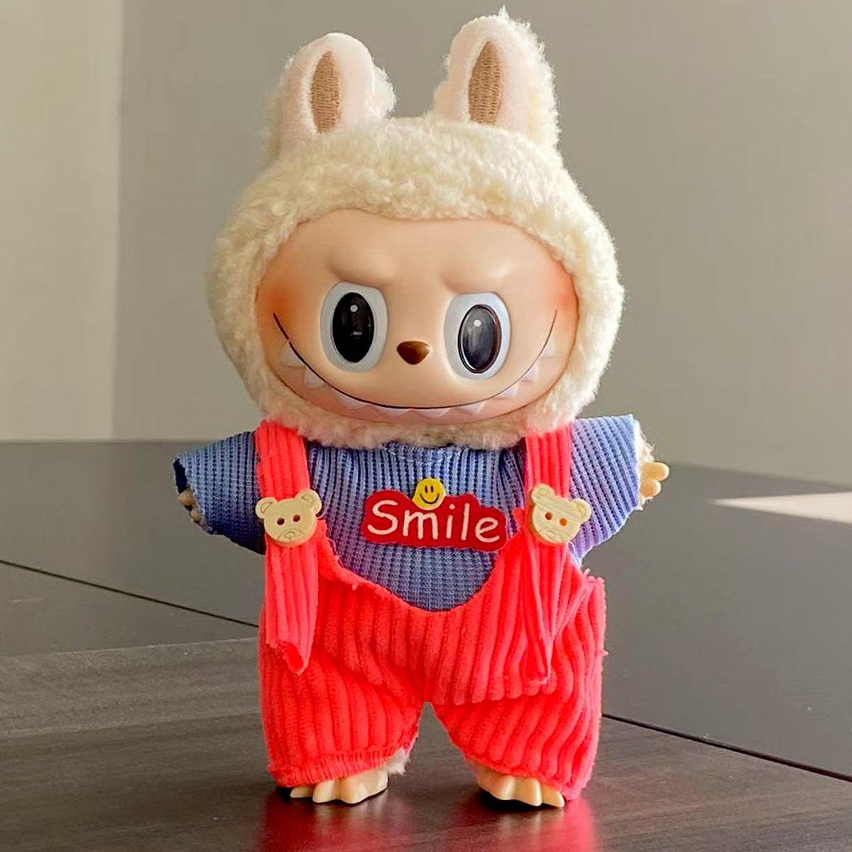 Labubu Doll Clothes Labubu Clothes 17cm First Second Third Generation Plush Vinyl Doll Dress Up Outfit Set 