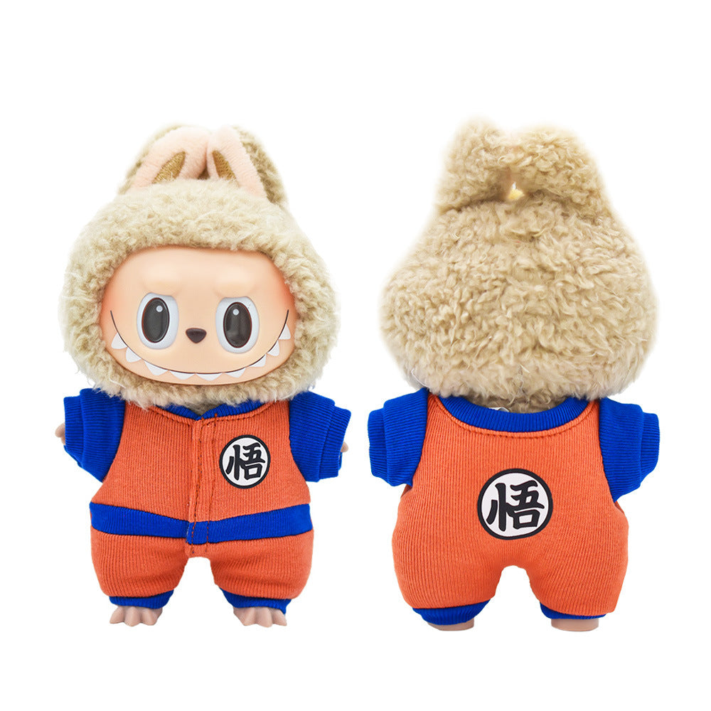(Only-Clothes) Labubu Clothes Sitting Party Doll Clothes One Or Two Substitute Labubu Doll Clothes Automobiles Curtain Cloth Clothes Clothes