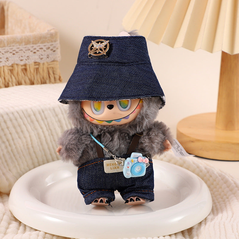 (only-clothes) Labubu Doll Clothes Labubu 17cm Doll Dress-Up Outfits First Second Third Generation Set Cute Doll Toy Clothes
