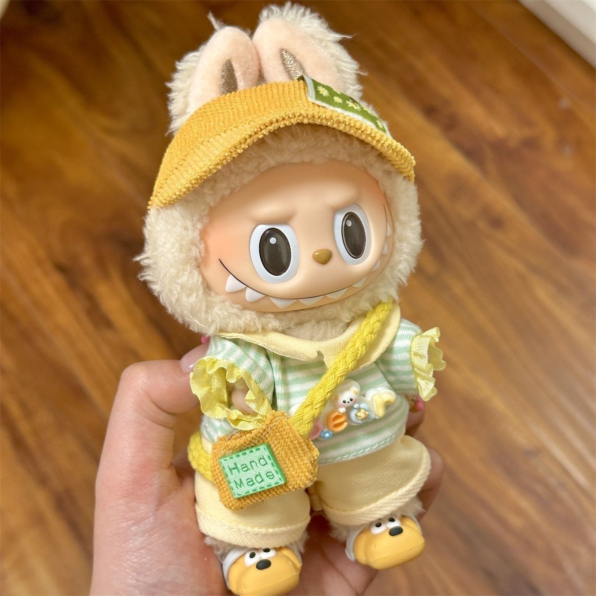 Summer Edition 17cm Labubu Doll Clothes Labubu Accessories First and Second Generation Vinyl Doll Replacement Outfit Set Other