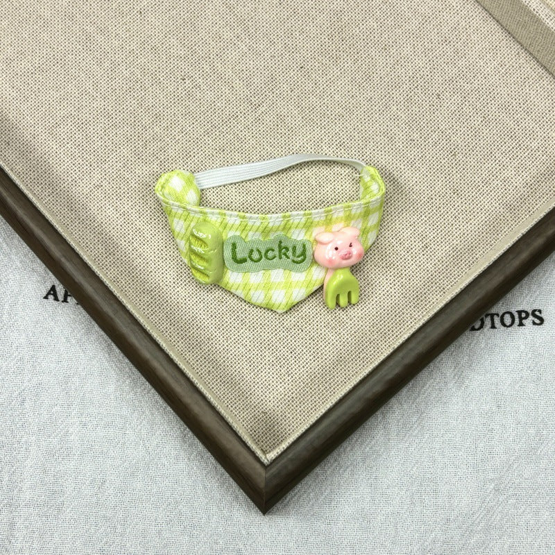 (only-clothes)[Only Clothes] Cute Labubu Doll Clothes Triangle Scarf Scarf 10-17cm Super Cute Doll Hat Clothes
