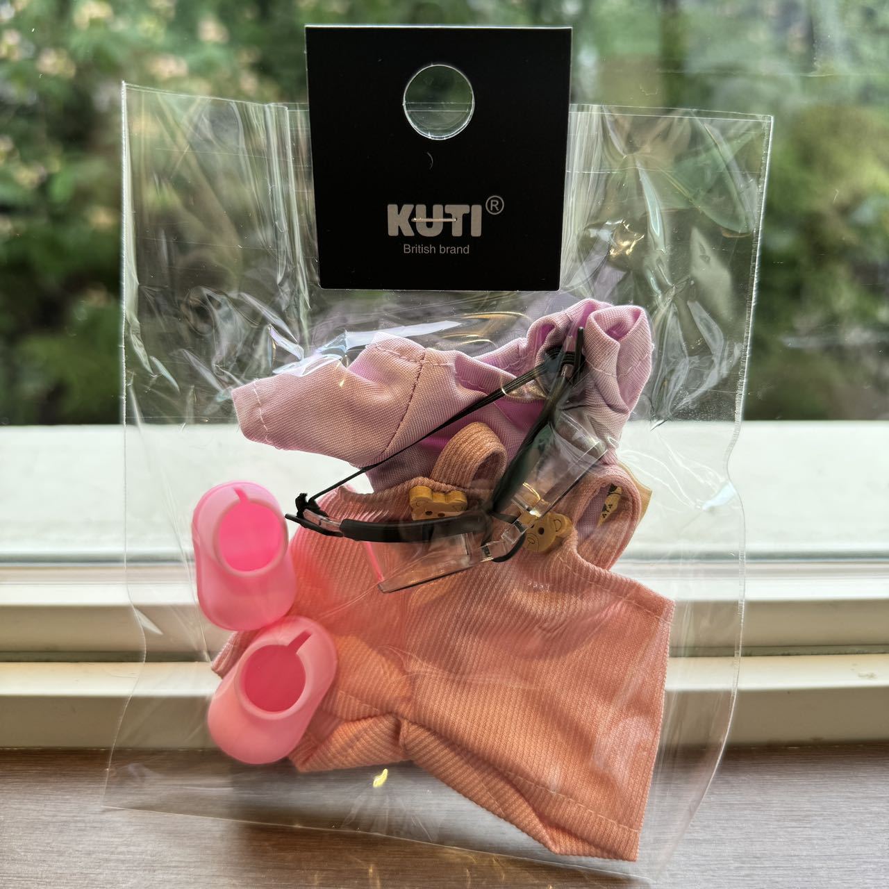 (only-clothes) Only Clothes] Labubu Doll Clothes Accessories Top Overalls Set with Shoes Glasses Labubu Clothes