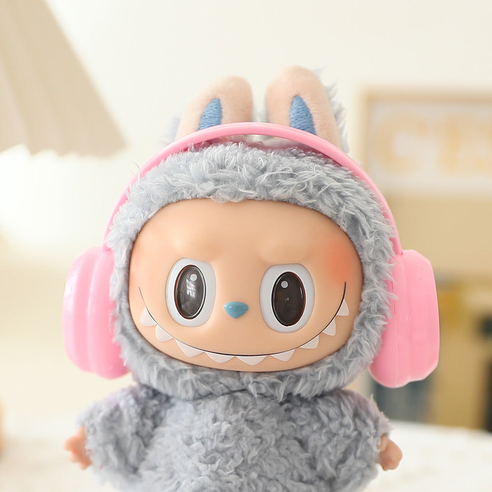 (only-clothes) Suitable for Labubu Doll Shoes Collection First Second Third Generation Keychain Blind Box Labubu Shoes Dress-Up Toy Shoes Only