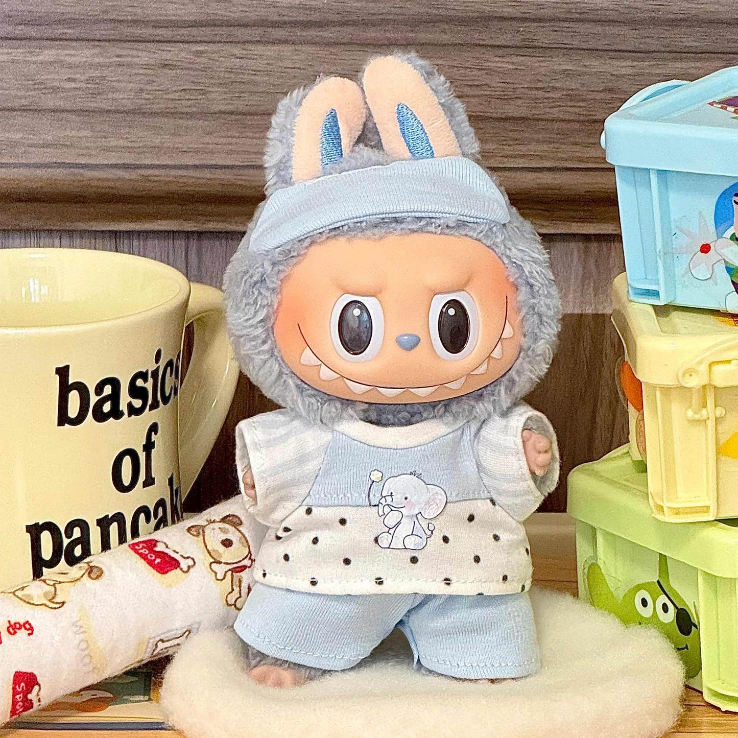(only-clothes) Suitable for Labubu Sitting Party Baby Clothes First Second Third Generation Labubu Clothing Set Accessories and Peripheral