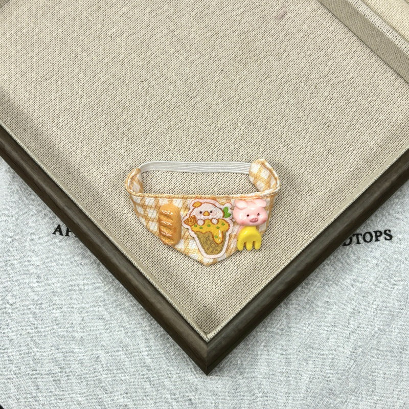 (only-clothes)[Only Clothes] Cute Labubu Doll Clothes Triangle Scarf Scarf 10-17cm Super Cute Doll Hat Clothes