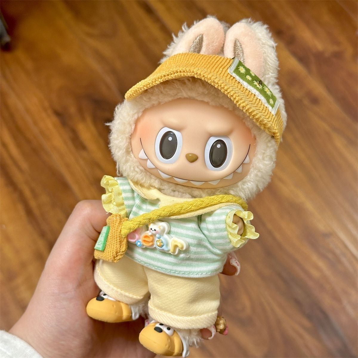 Summer Edition 17cm Labubu Doll Clothes Labubu Accessories First and Second Generation Vinyl Doll Replacement Outfit Set Other