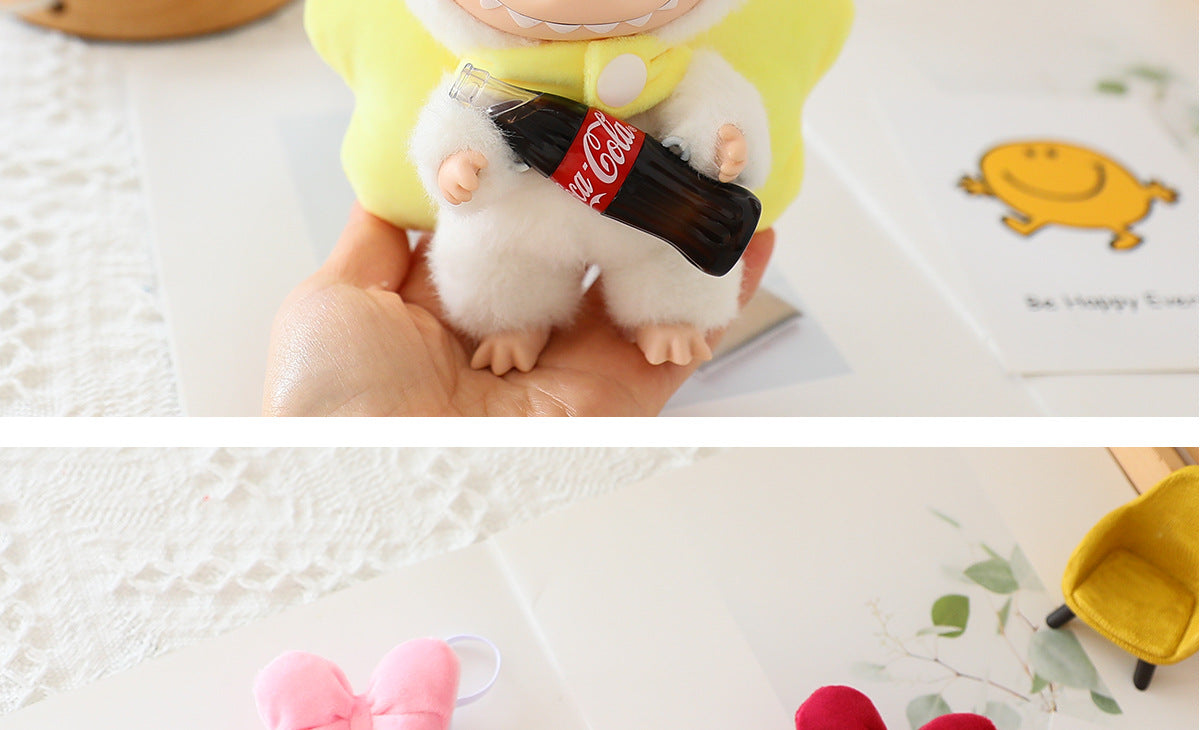 (only-clothes) Suitable for First, Second, and Third Generation Labubu Clothing, Labubu Pendant, Bowknot Baby Clothes Replacement