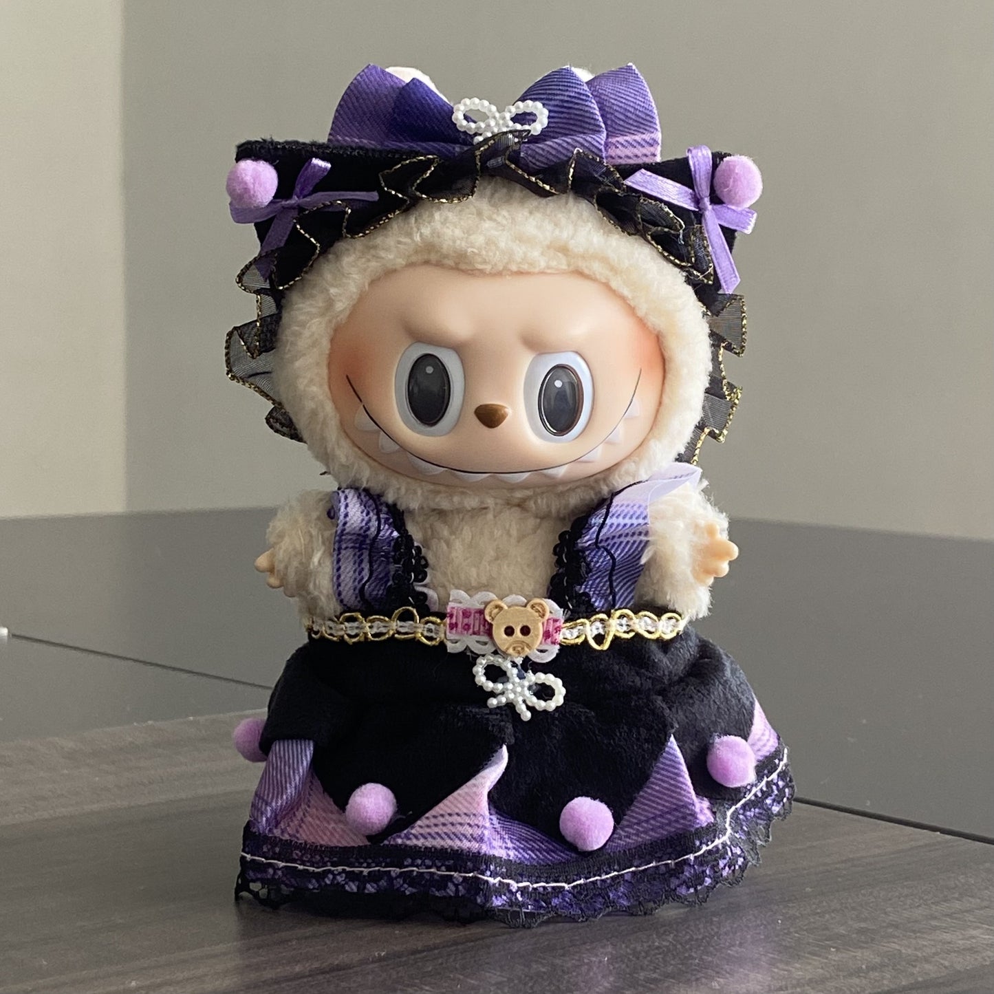Labubu Doll Clothes Labubu Clothes 17cm First Second Third Generation Plush Vinyl Doll Dress Up Outfit Set 