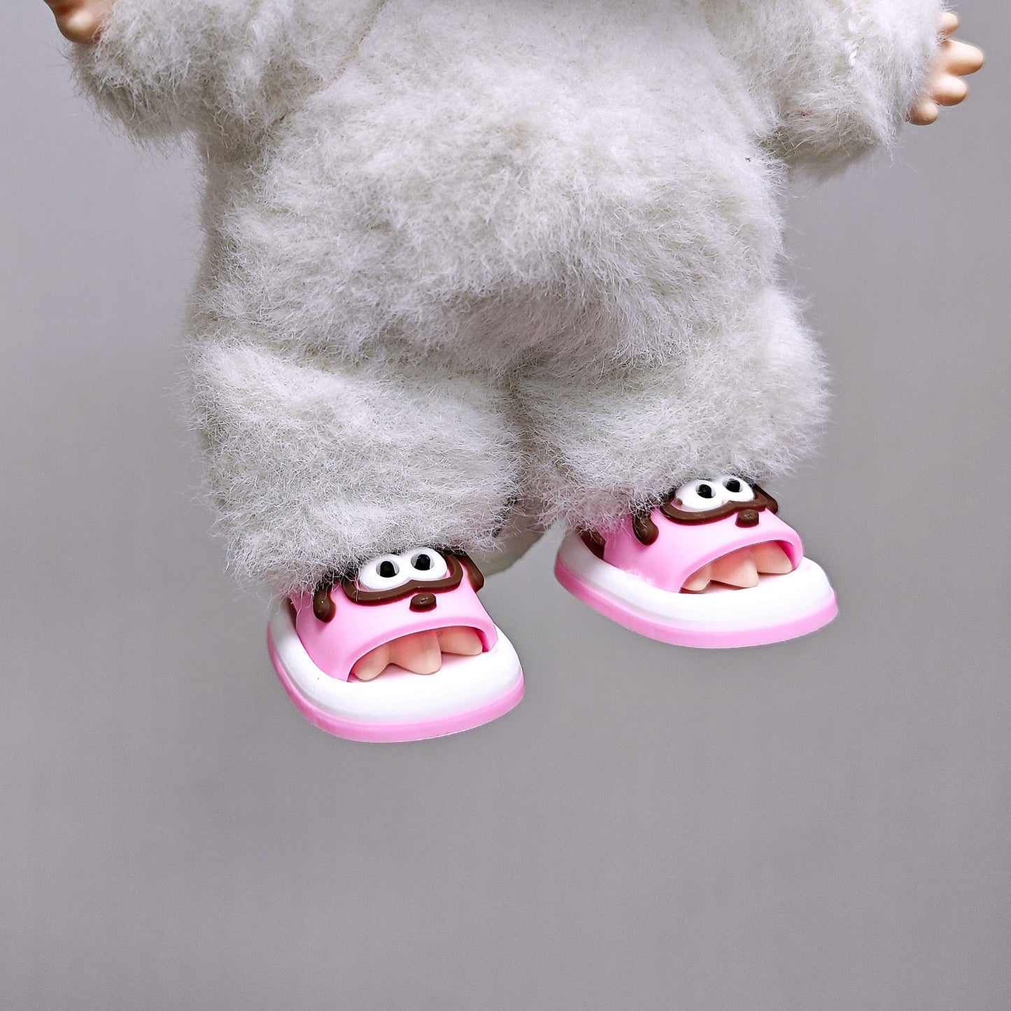 (only-clothes) Labubu Shoes Labubu Sandals 15cm 17cm Labubu Universal Shoes Doll 3.7cm Mini Sandals