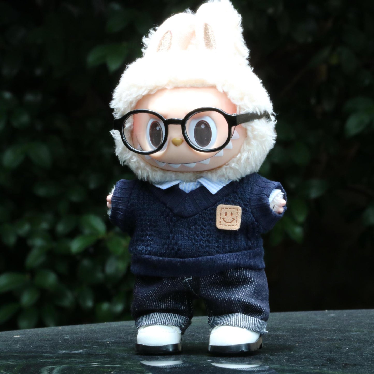 (only-clothes)[Only Clothes] Labubu Clothes First/Second/Third Generation 17cm Labubu Doll Sweater Casual Set