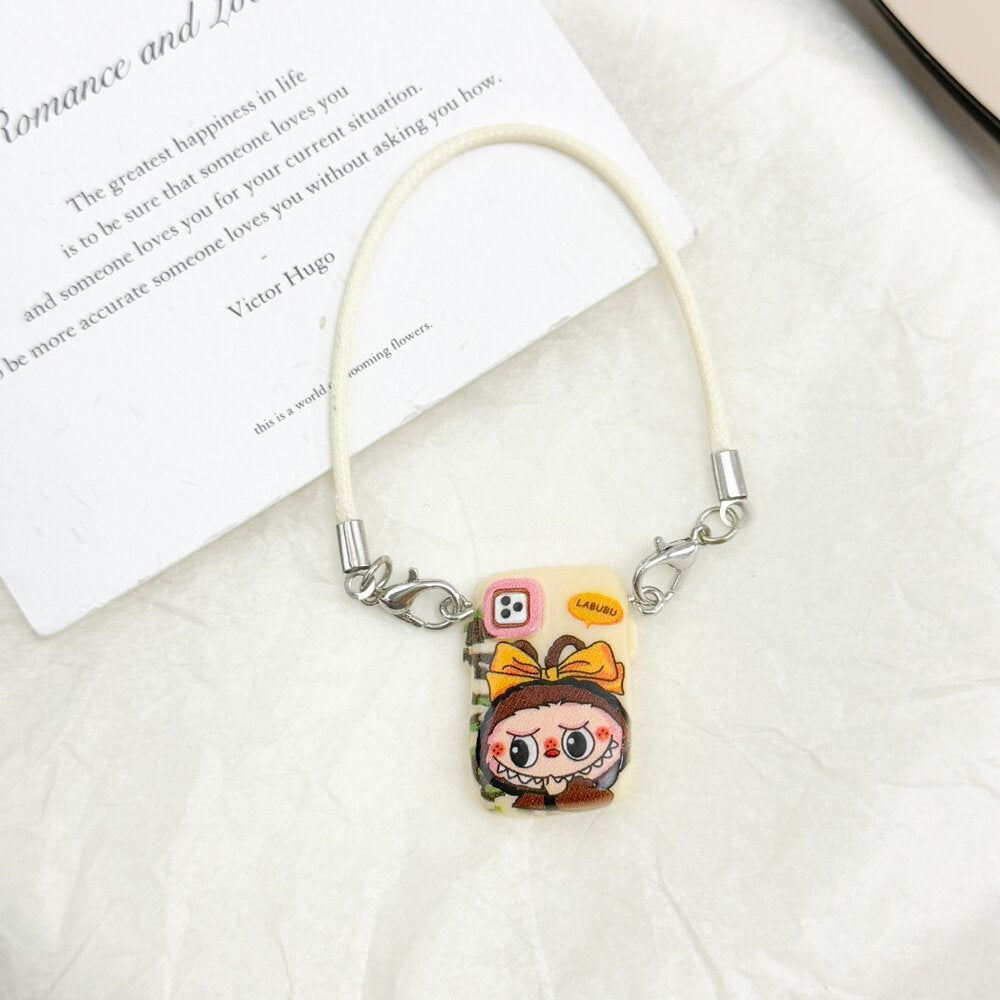 (only-clothes) Dollhouse Mini Cartoon Model Small Camera Bowknot Neck Hanging Accessory Doll Hanging Decoration Accessory