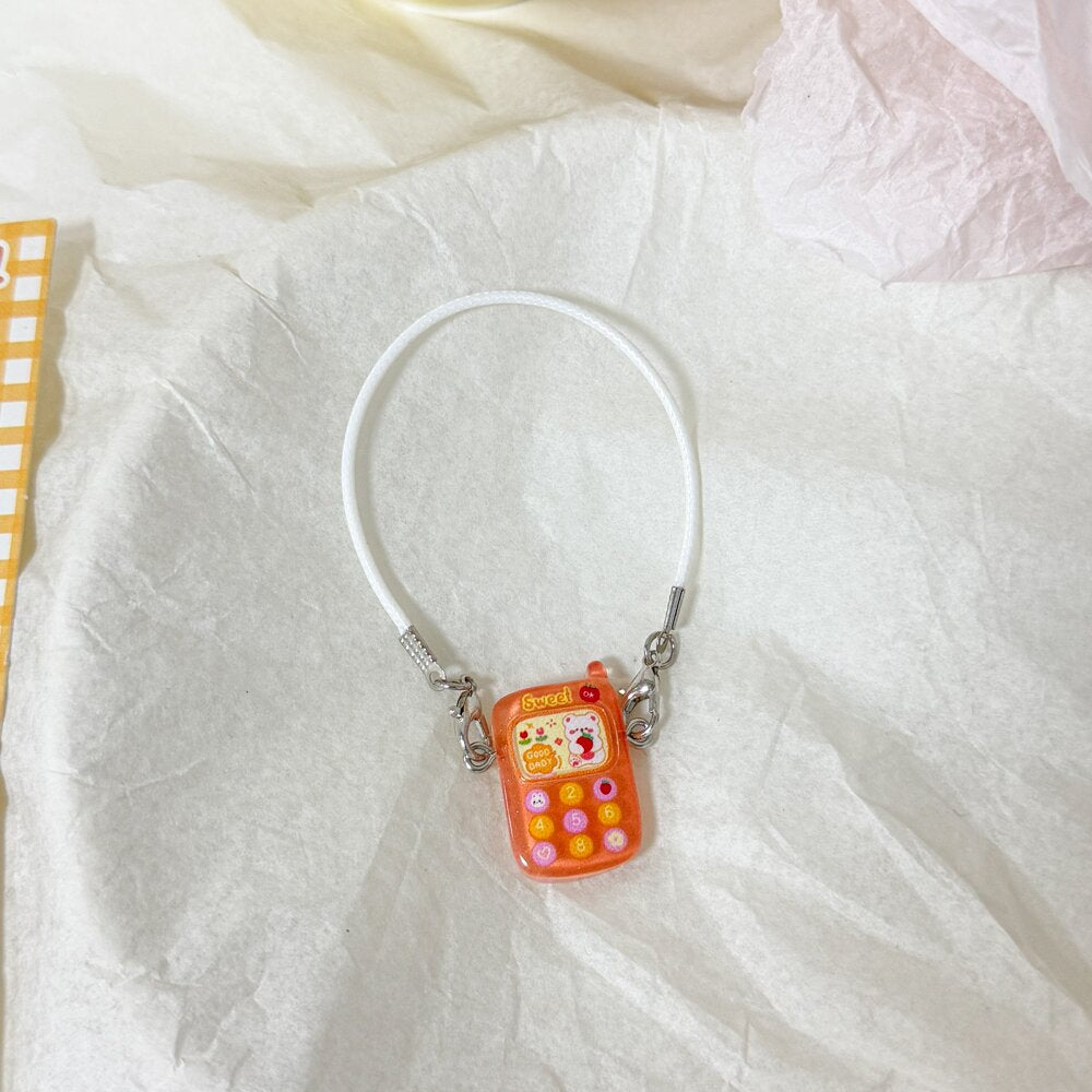 (only-clothes) Dollhouse Mini Cartoon Model Small Camera Bowknot Neck Hanging Accessory Doll Hanging Decoration Accessory