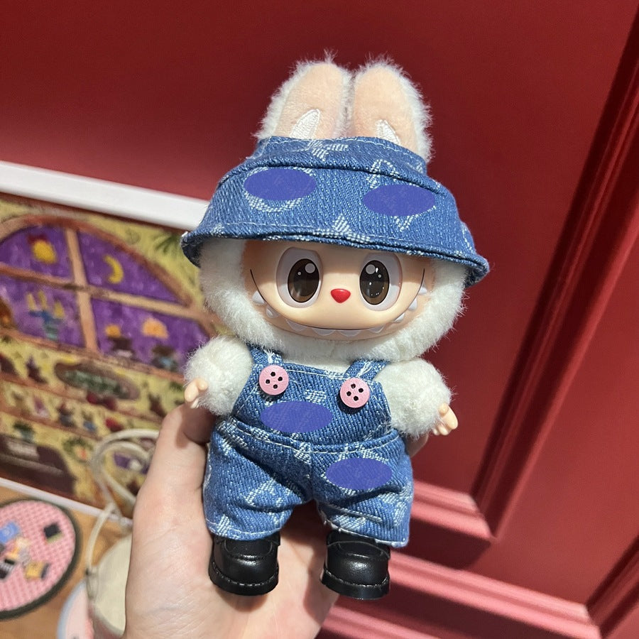 (only-clothes) Only Selling Baby Clothes First Second Third Generation Labubu Labubu Vinyl Blind Box Pendant Baby Clothes Noble Suit Handsome