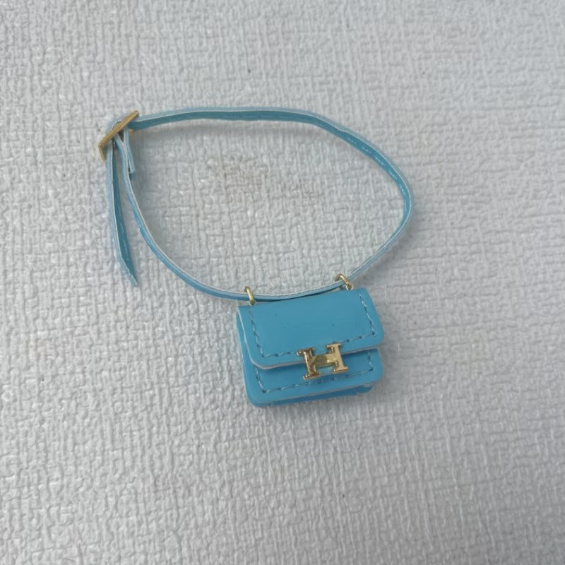 (only-clothes) Only Bag 17cm Labubu First Second Third Generation Decorative Adjustable Bag Cute H Family Bag Doll Accessories