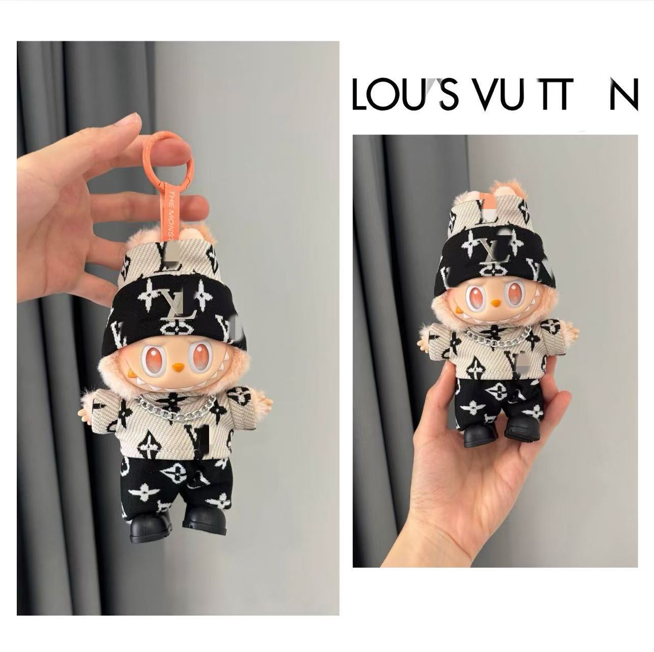 (Only-Clothes) [Only Doll Clothes] Pop Mart 15/17cm Labubu Generation/Second Generation/Third Generation Fashion Doll Clothes Suit 08